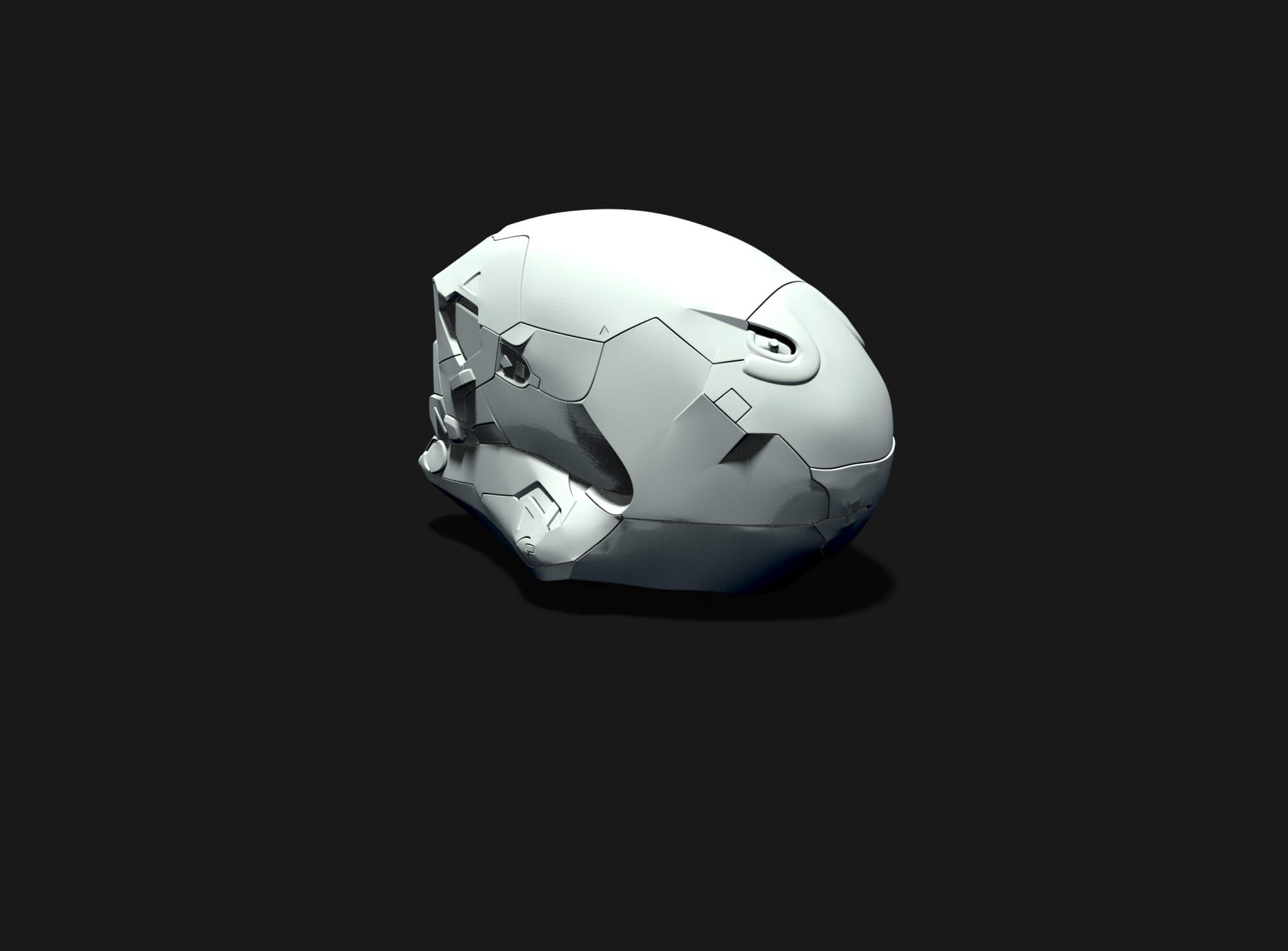 Anthem Helmet for 3D Printing 3D Model