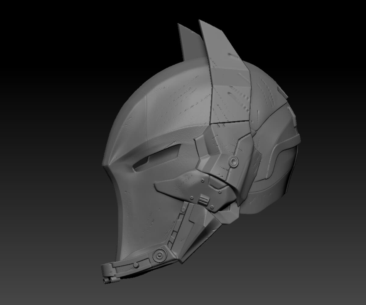 Arkham Knight Helmet 3D Model