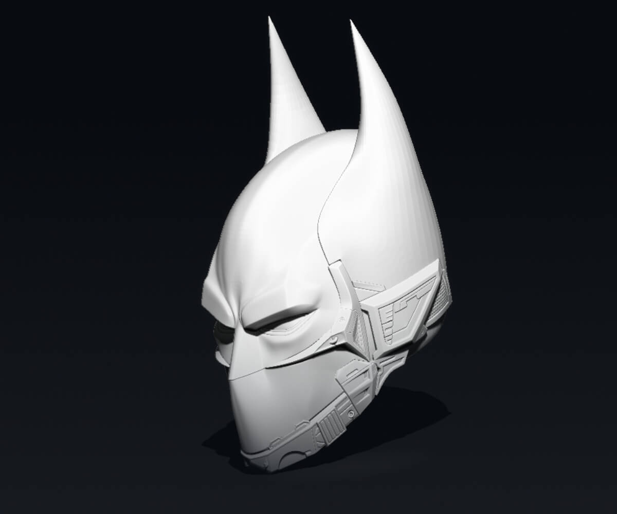 Batman Beyond Helmet 3D Model