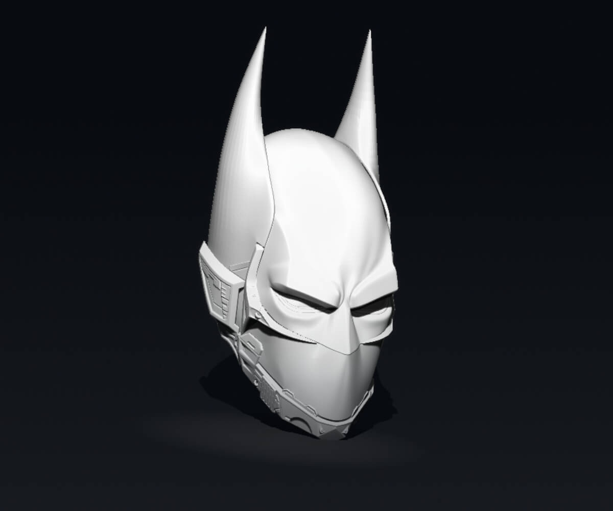 Batman Beyond Helmet 3D Model