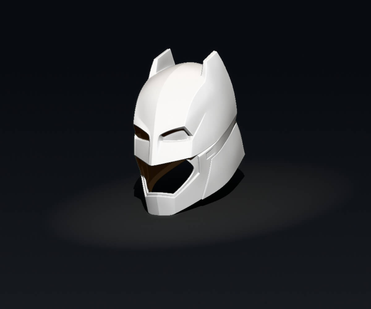 Batman BVS Helmet 3D Model