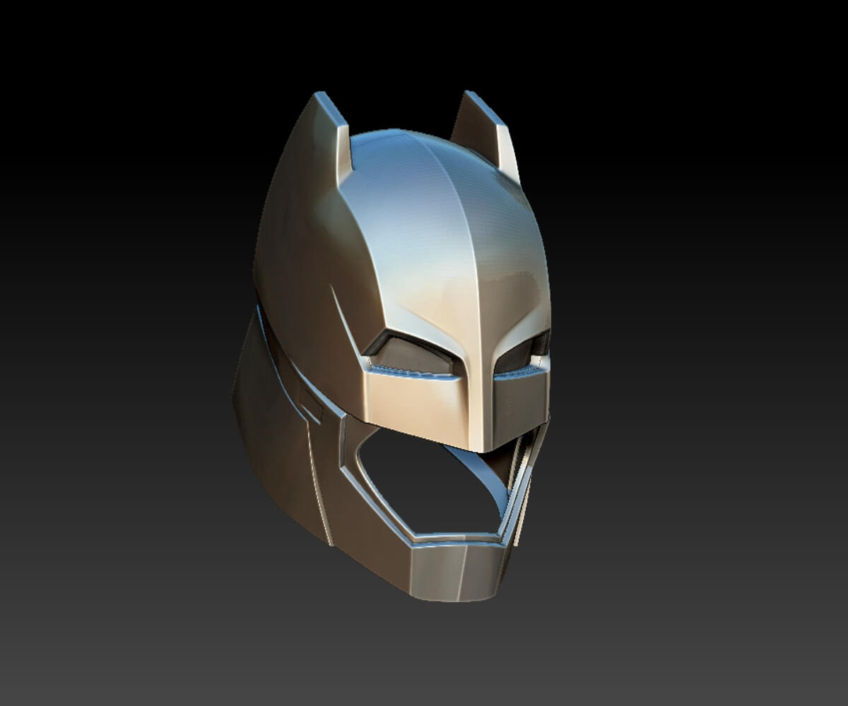 Batman BVS Helmet 3D Model