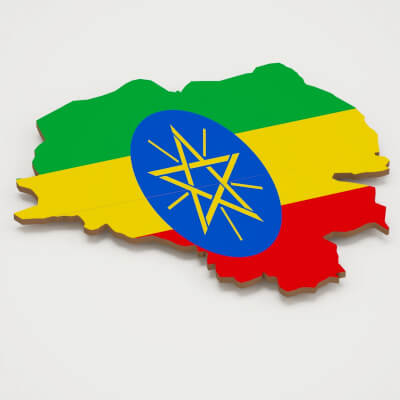 Addis Ababa Capital of Ethiopia 3D Map
