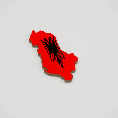 Albania 3D Map