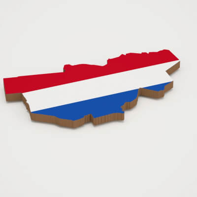 Amsterdam Capital of Netherlands 3D Map