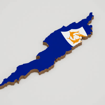Anguilla 3D Map