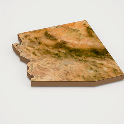 Arizona Realistic 3D Terrain Map