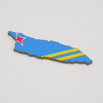 Aruba 3D Map