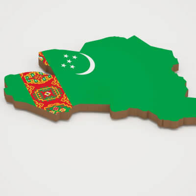 Ashgabat Capital of Turkmenistan 3d Map