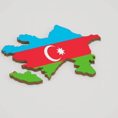 Azerbaijan 3D Map