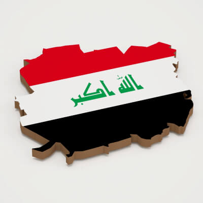 Baghdad Capital of Iraq 3D Map