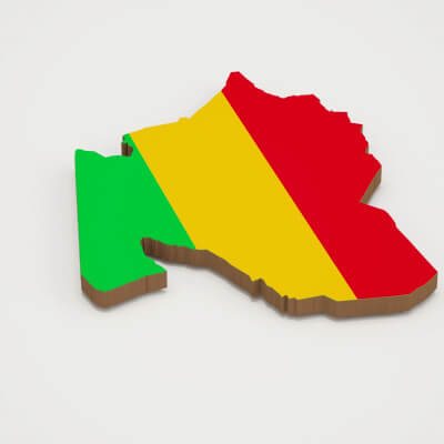 Bamako Capital of Mali 3D Map