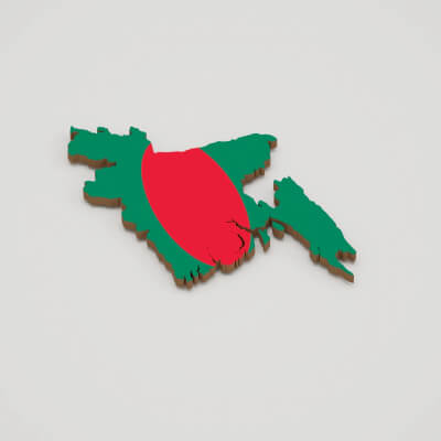 Bangladesh 3D Map