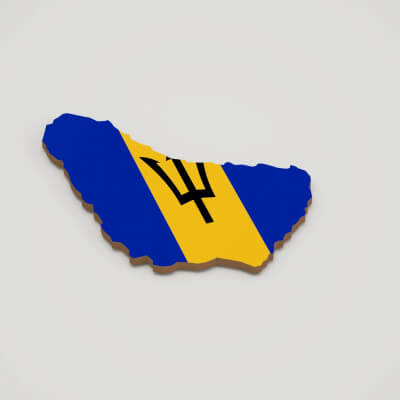 Barbados 3D Map
