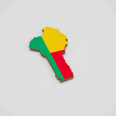 Benin 3D Map