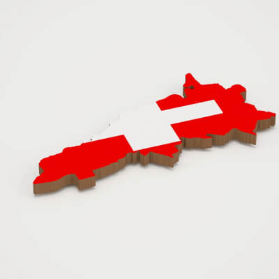 Bern Capital of Switzerland 3D Map
