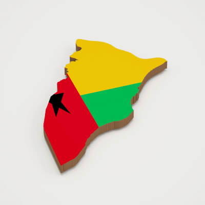 Bissau Capital of Guinea-Bissau 3d Map