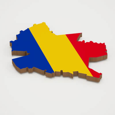Bucharest Capital of Romania 3d Map