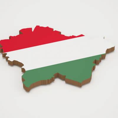 Budapest Capital of Hungary 3d Map