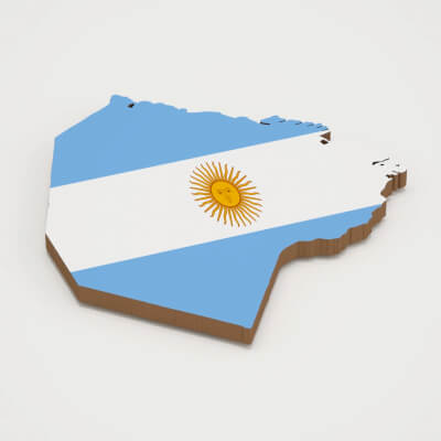 Buenos Aires Capital of Argentina 3d Map