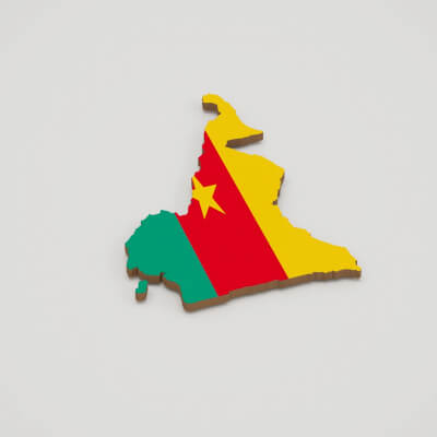 Cameroon 3D Map
