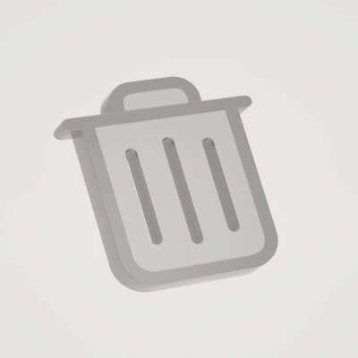 Cartoonish Dustbin