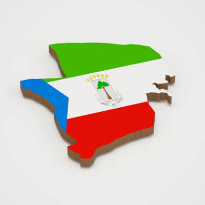 Ciudad de la Paz Capital of Equatorial Guinea 3D Map