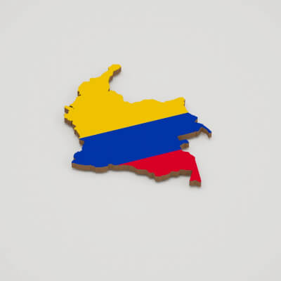 Colombia 3D Map