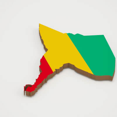 Conakry Capital of Guinea 3d Map
