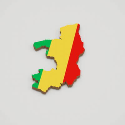 Congo 3D Map