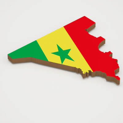 Dakar Capital of Senegal 3D Map