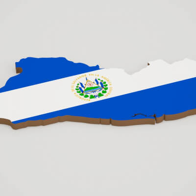 El Salvador 3D Map