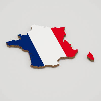 France 3D Map