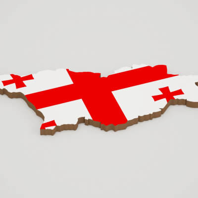 Georgia 3D Map