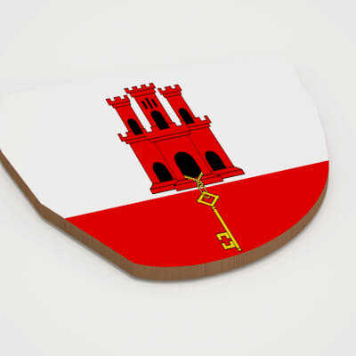 Gibraltar Capital of Gibraltar 3D Map