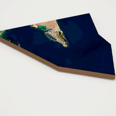 Gibraltar Realistic 3D Terrain Map