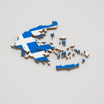 Greece 3D Map