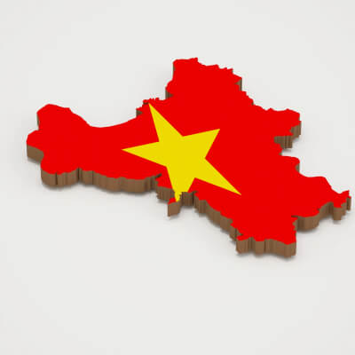 Hanoi Capital of Vietnam 3d Map
