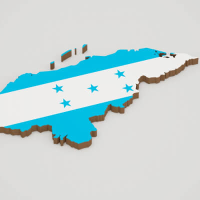 Honduras 3D Map