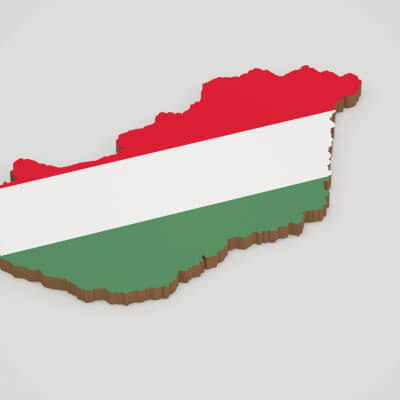 Hungary 3D Map