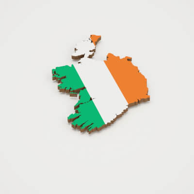 Ireland 3D Map Model