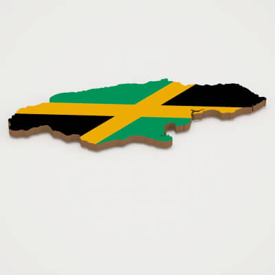 Jamaica 3D Map