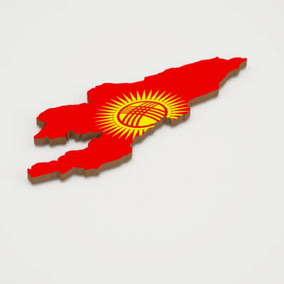 Kyrgyzstan 3d model