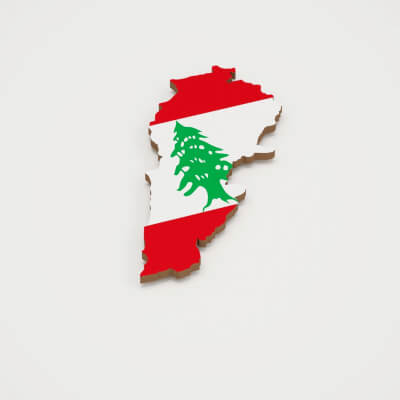 Lebanon 3D Map