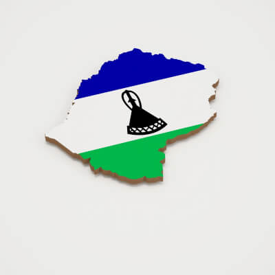Lesotho 3D Model
