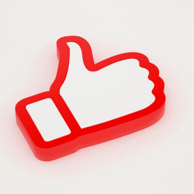 Like Symbol 3D Model