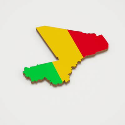 Mali 3D Map model