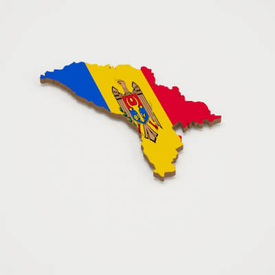 Moldova 3D Map