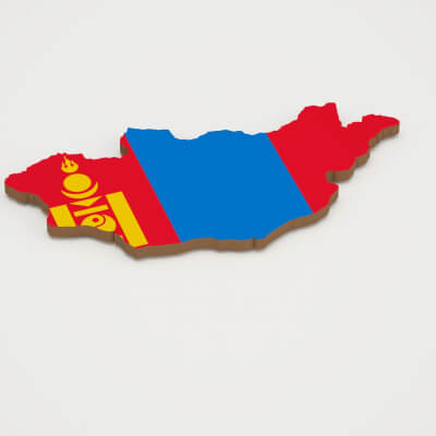 Mongolia 3D Map