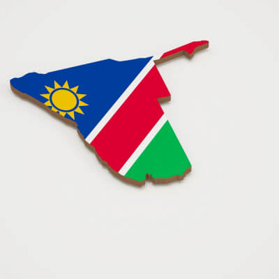 Namibia 3D Map